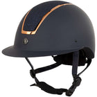 BR Riding Cap Omega Painted Glitter Navy/Rose