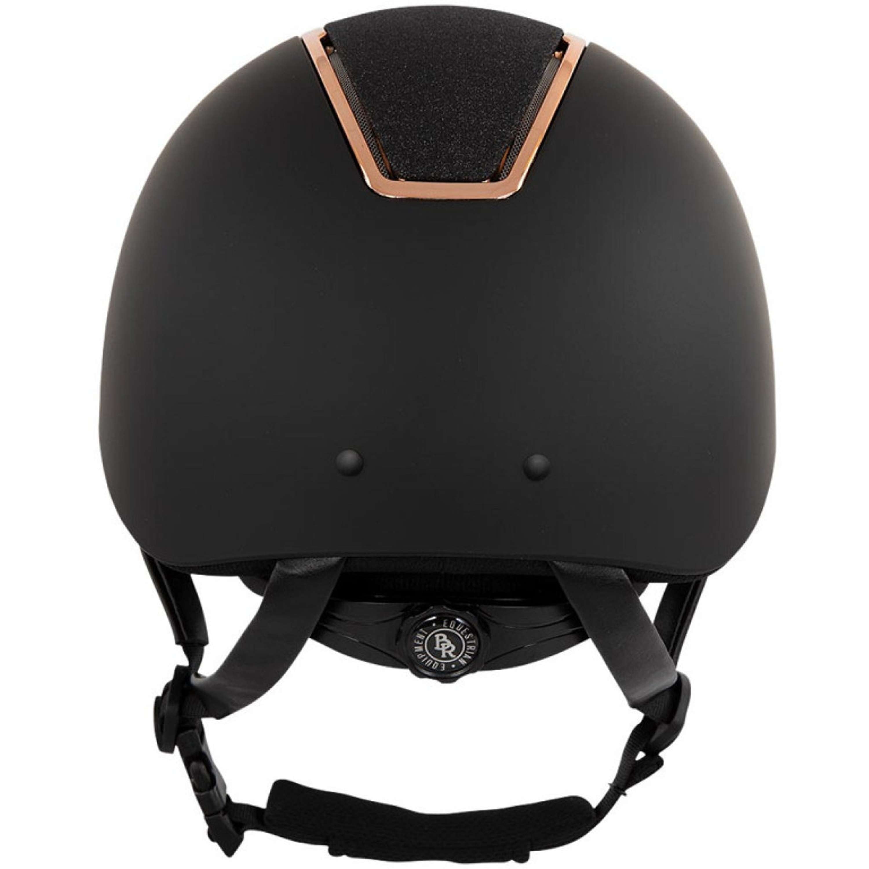 BR Riding Cap Omega Painted Glitter Black/Rose