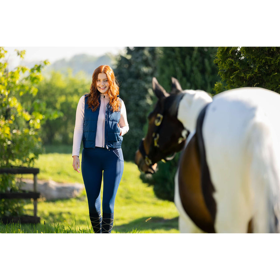 BR Riding Legging Krista Full Grip Pageant Blue