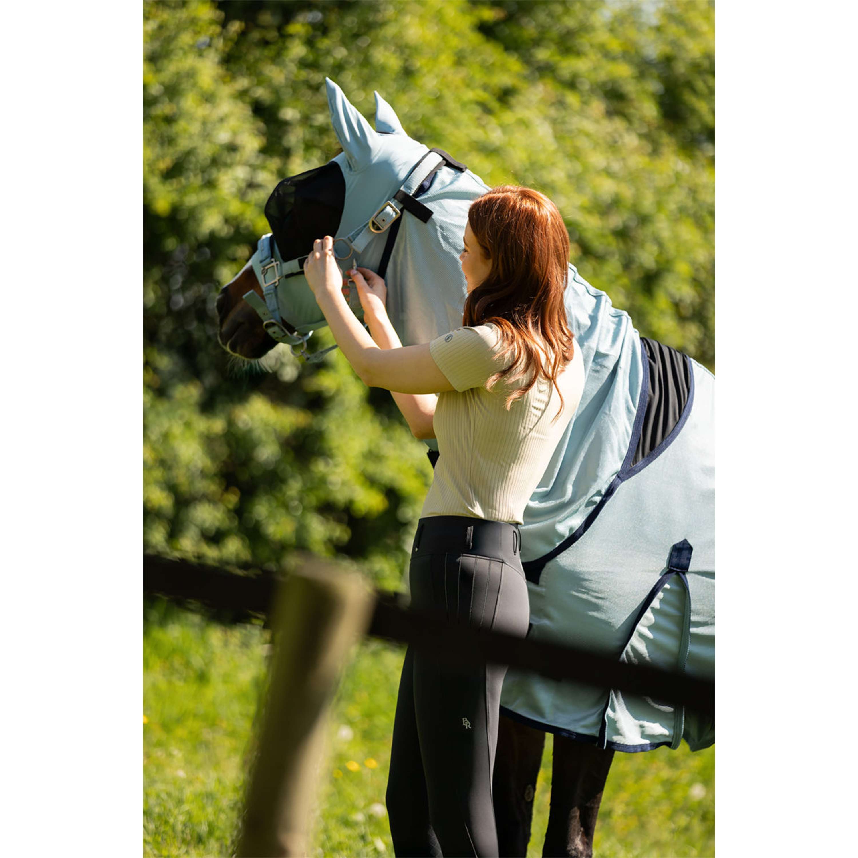 BR Fly Rug SS26 with a Fixed Hood Tourmaline