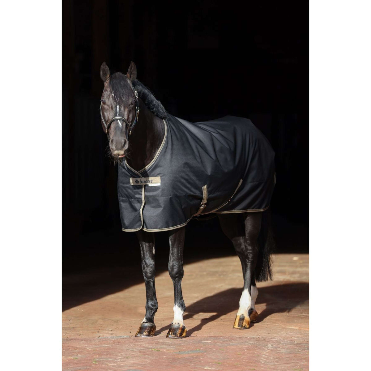 Bucas Stable Rug Freedom 150gr Black/Taupe