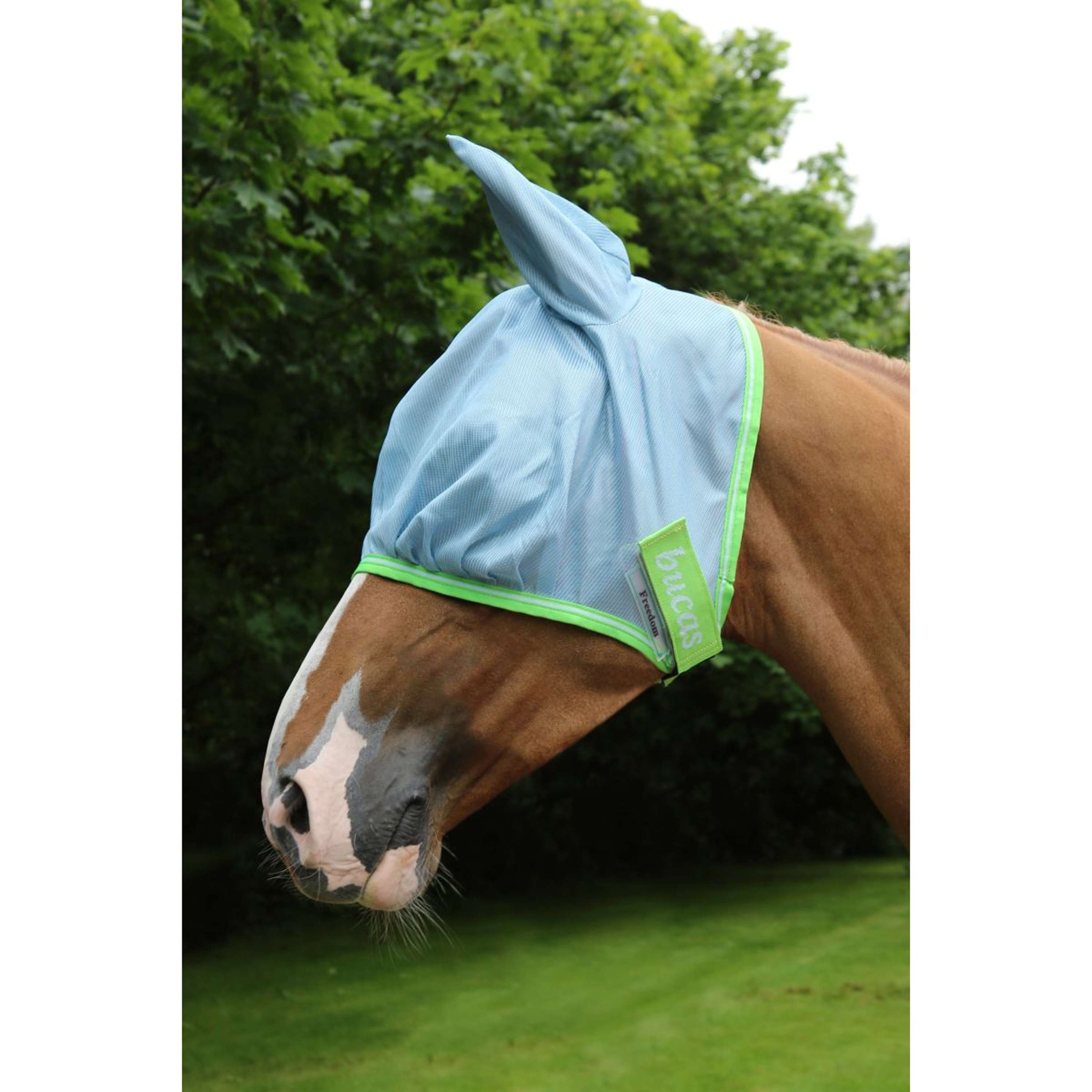 Bucas Freedom Flymask Cool Blue