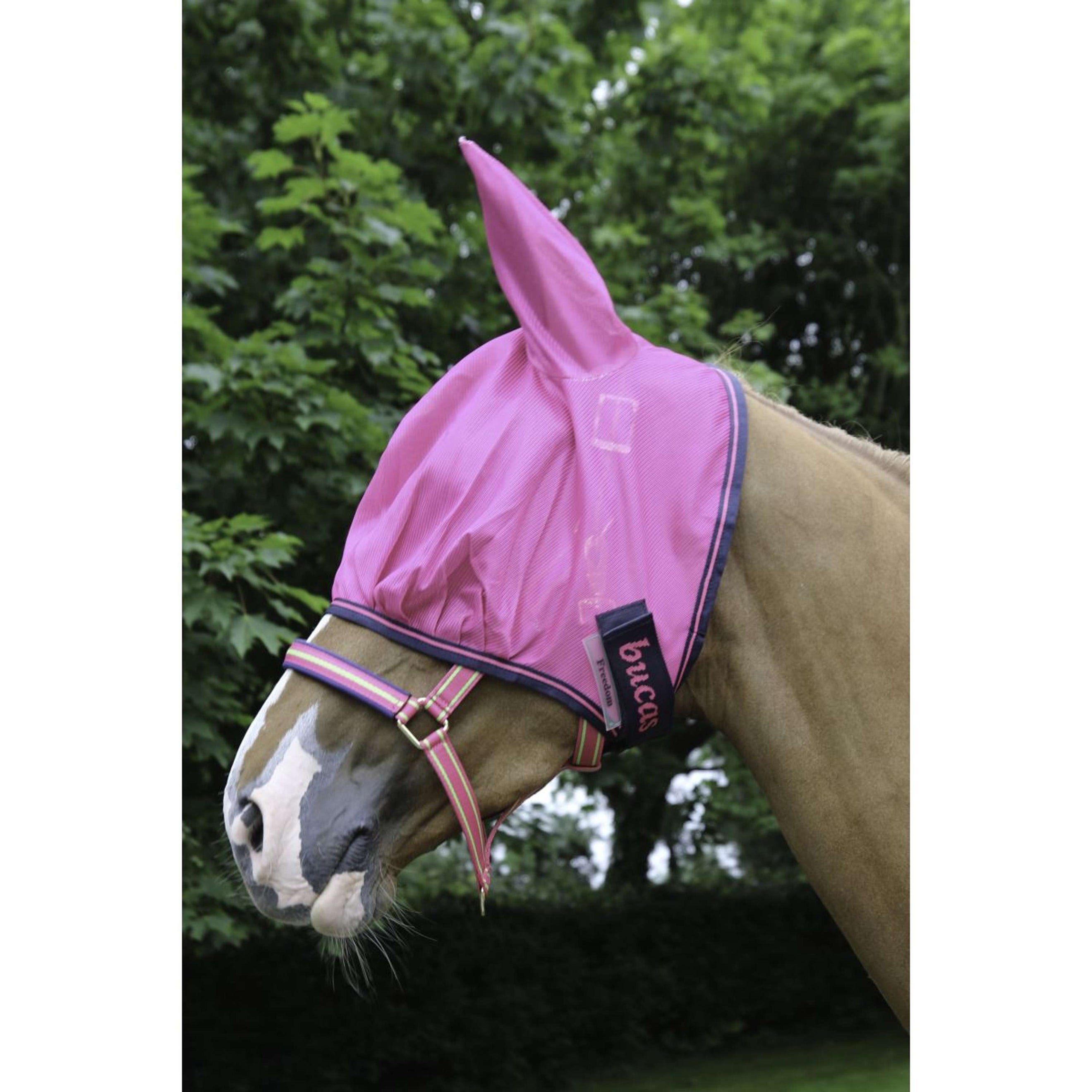 Bucas Freedom Flymask Fuchsia