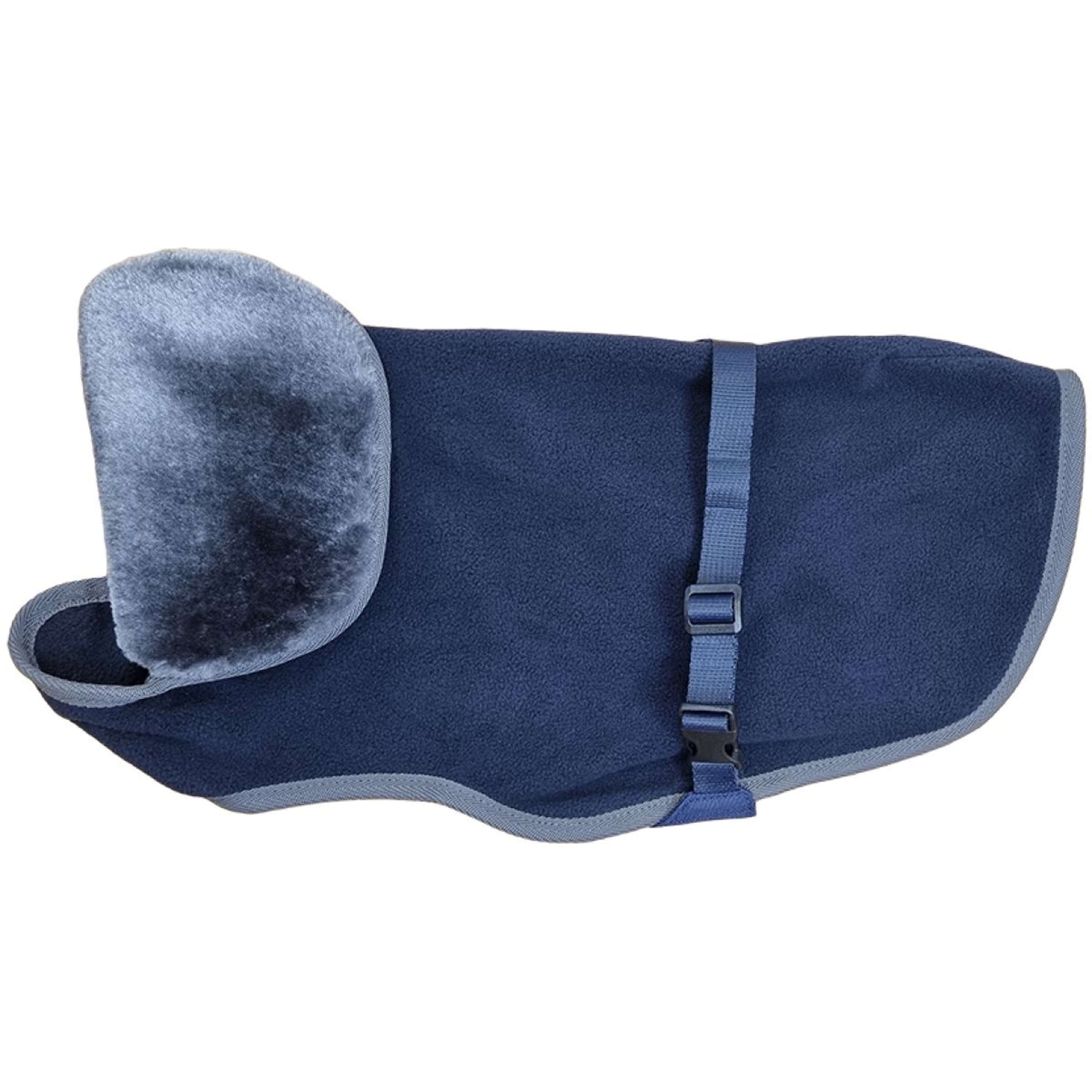 Bucas Dog Rug Show-Line Navy/Grey