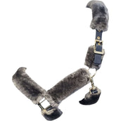 Bucas Halter Show-Line Fur Navy/Grey