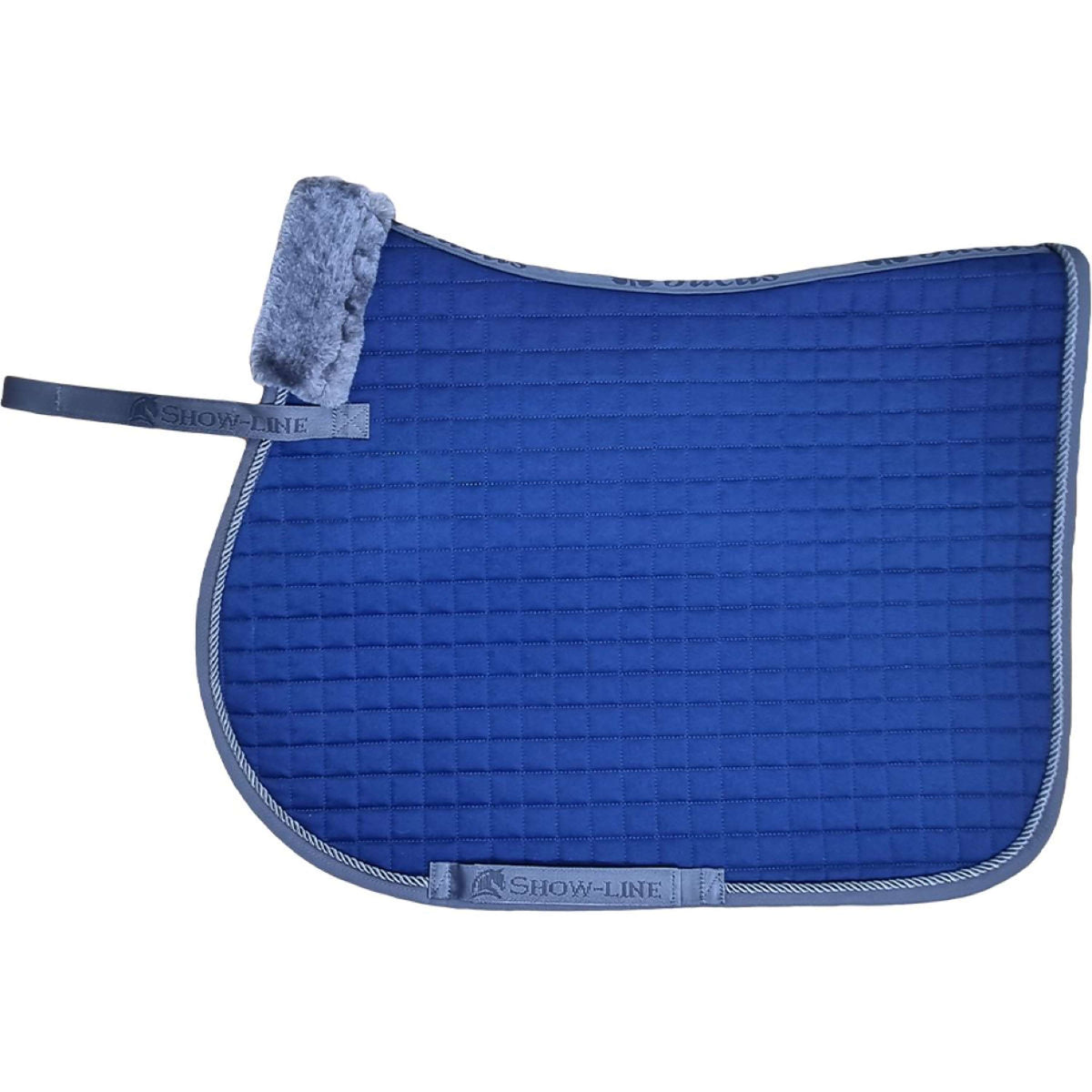 Bucas Saddlepad Show-Line Dressage Navy/Grey