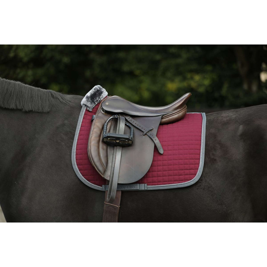 Bucas Saddlepad Show-Line Dressage Burgundy