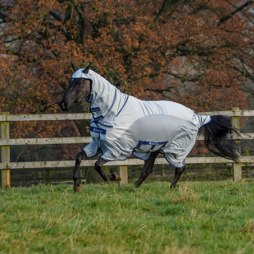 Bucas Eczema Rug Sweet-Itch X Light Big Neck Silver