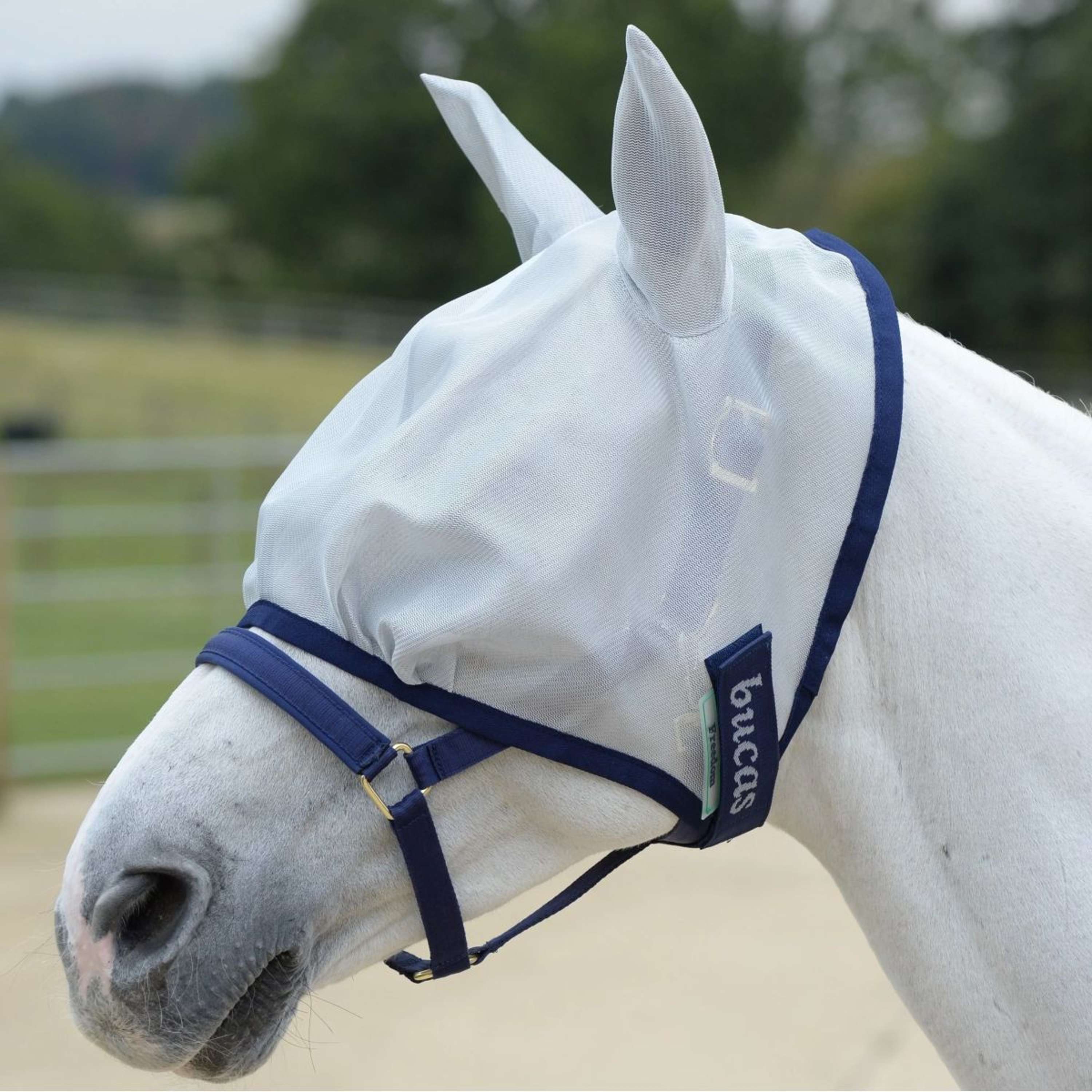 Bucas Freedom Fly Mask Silver