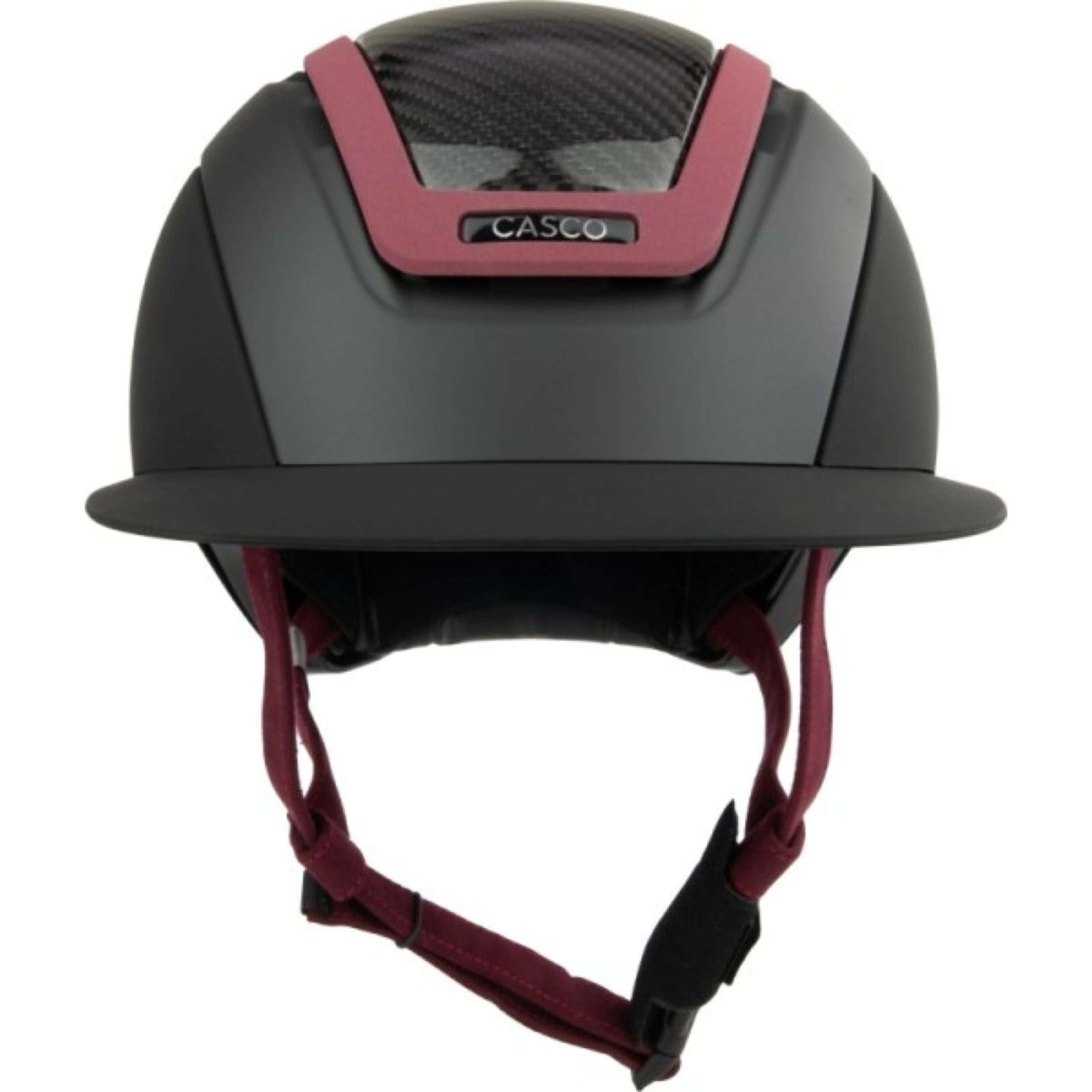 Casco Cap Elite Carbon Burgundy