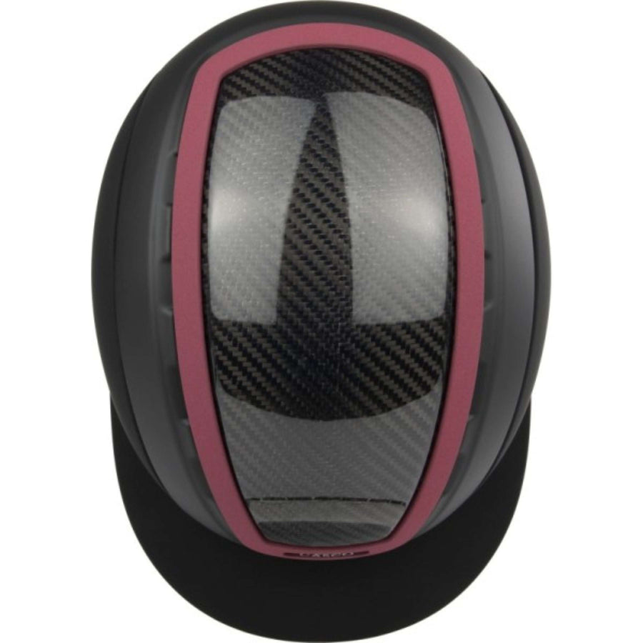 Casco Cap Elite Carbon Burgundy