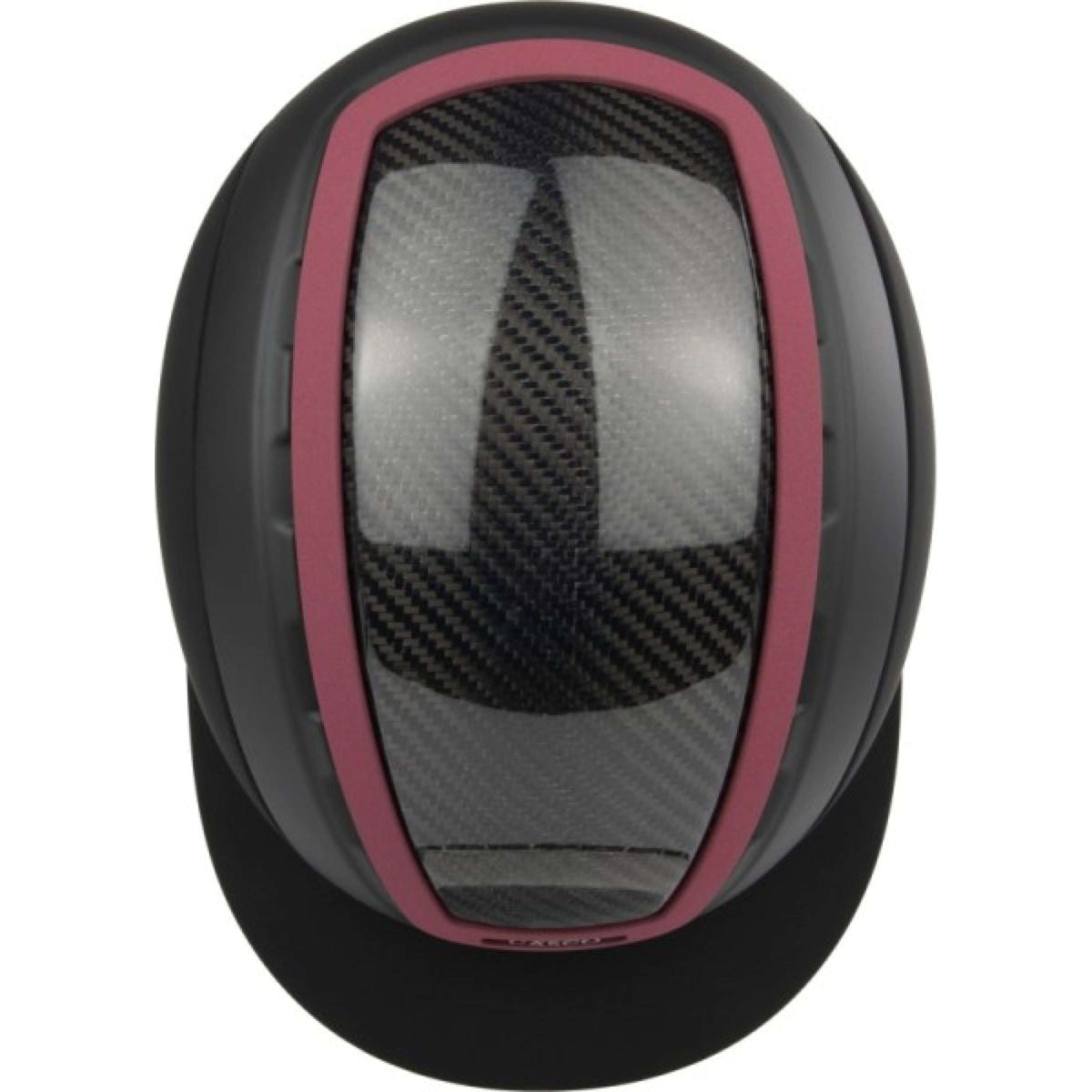 Casco Cap Elite Carbon Burgundy