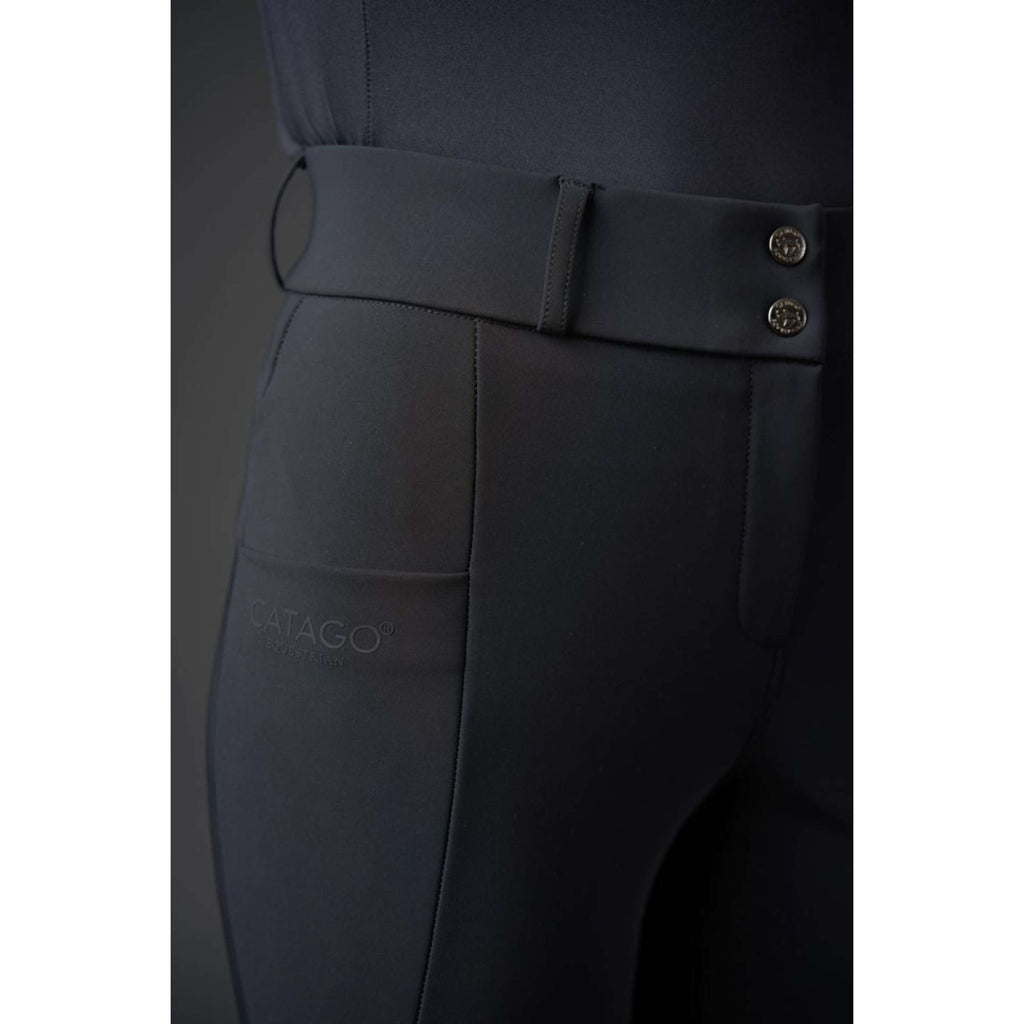 Catago Heated Breeches Heated Full Grip Black