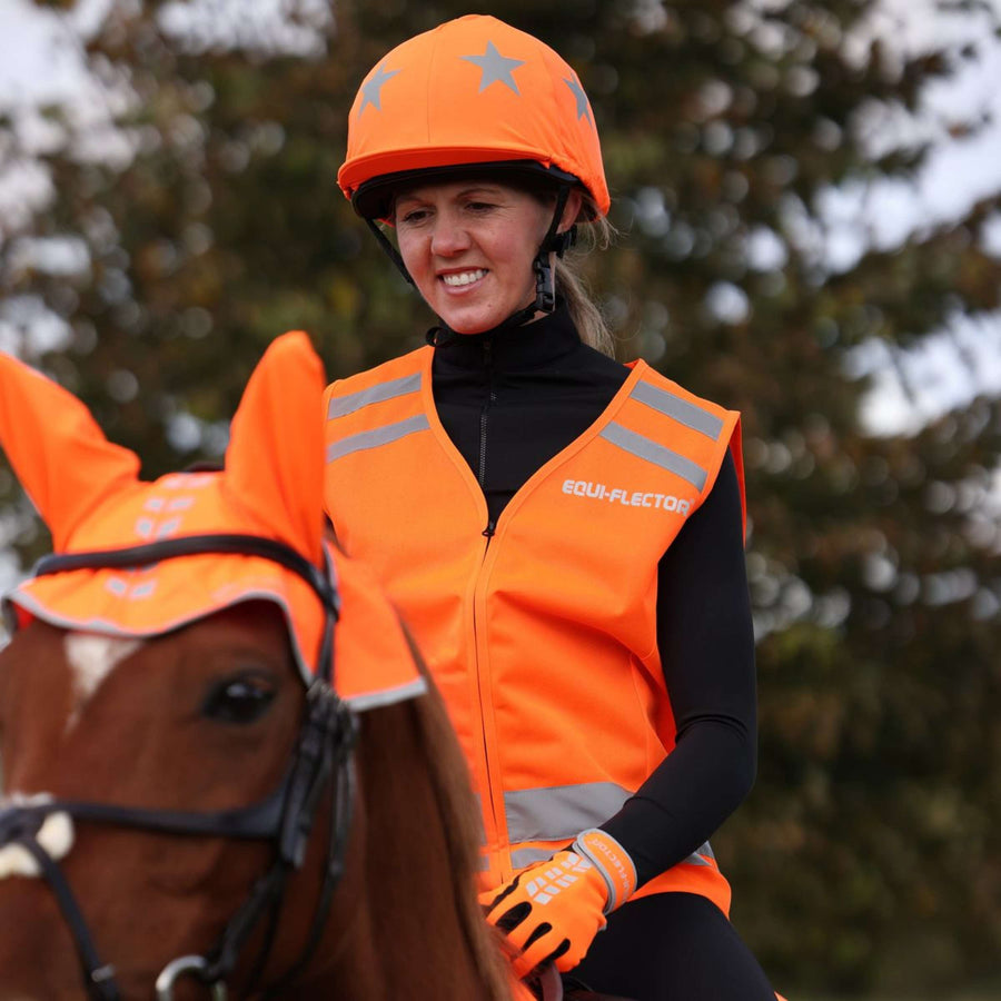 Equi-Flector by Shires Safety Vest Orange