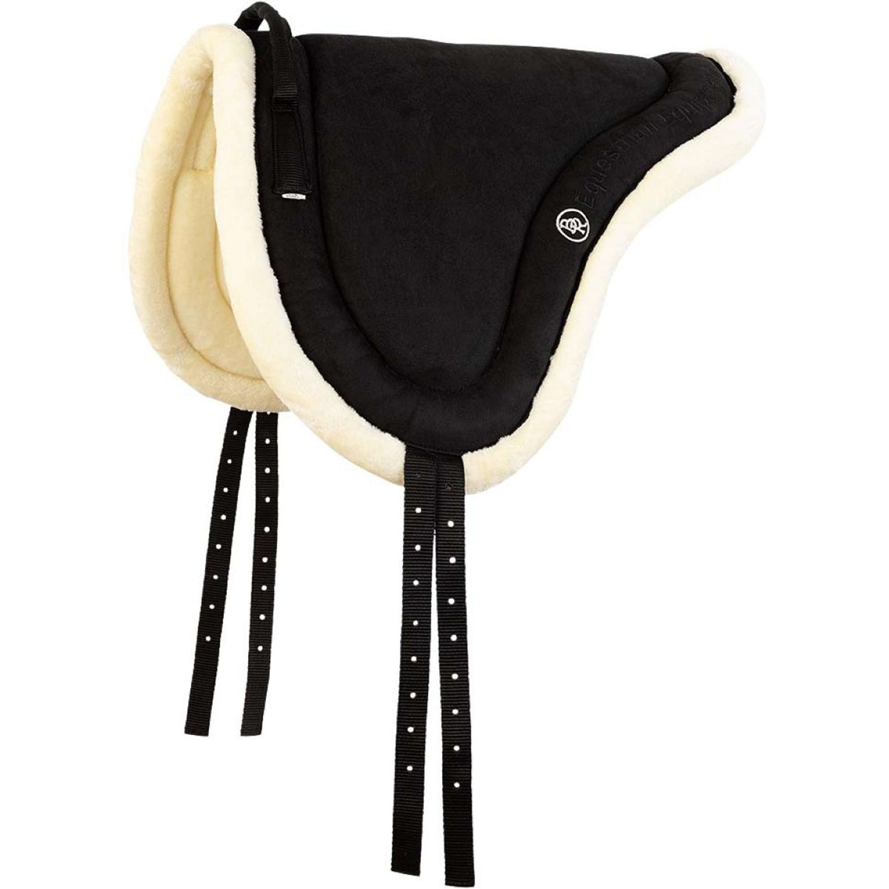 BR Bareback Pad Artificial Fur Black