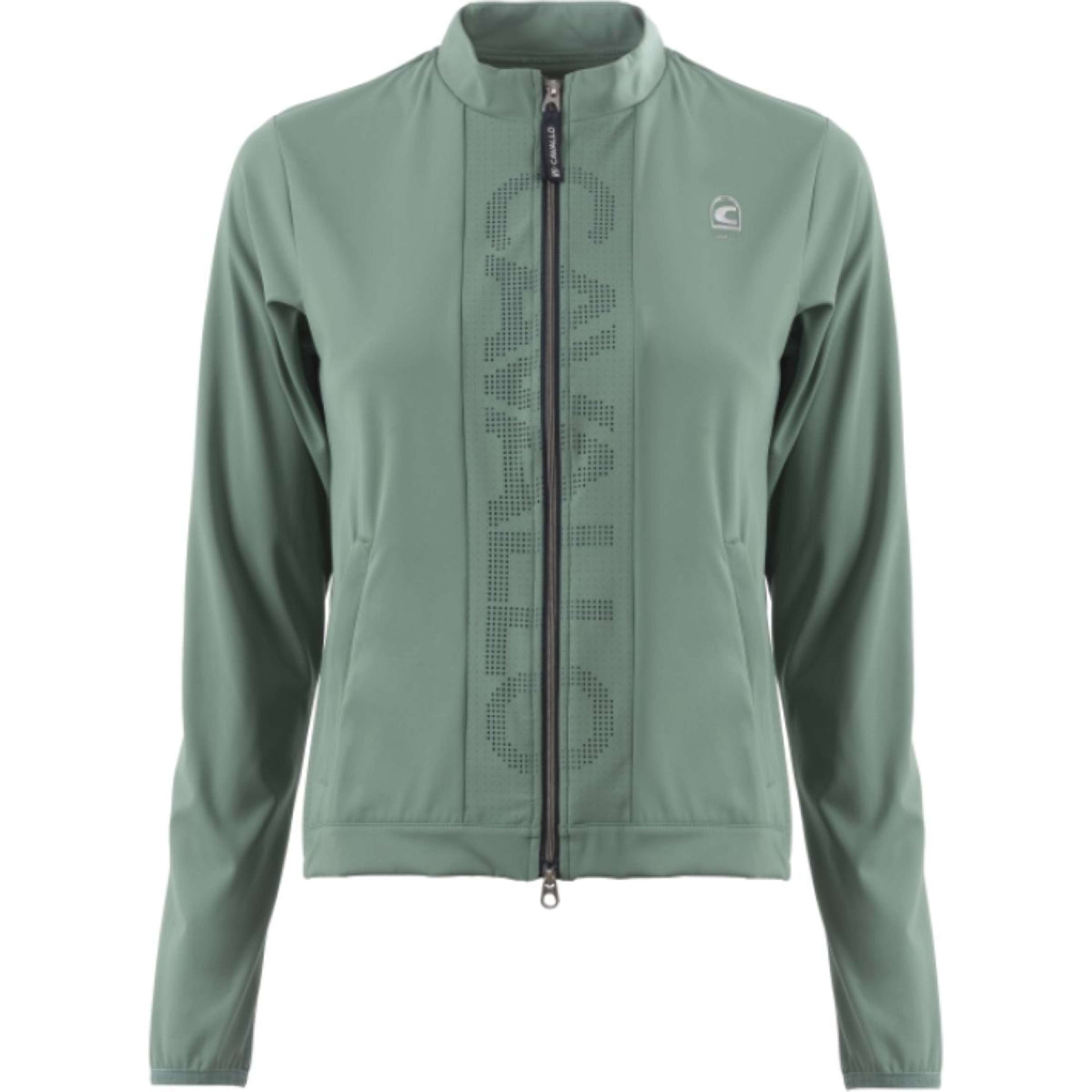 Cavallo Active Jacket Short Sporty Functional with Stand-up Collar Women Sea Green