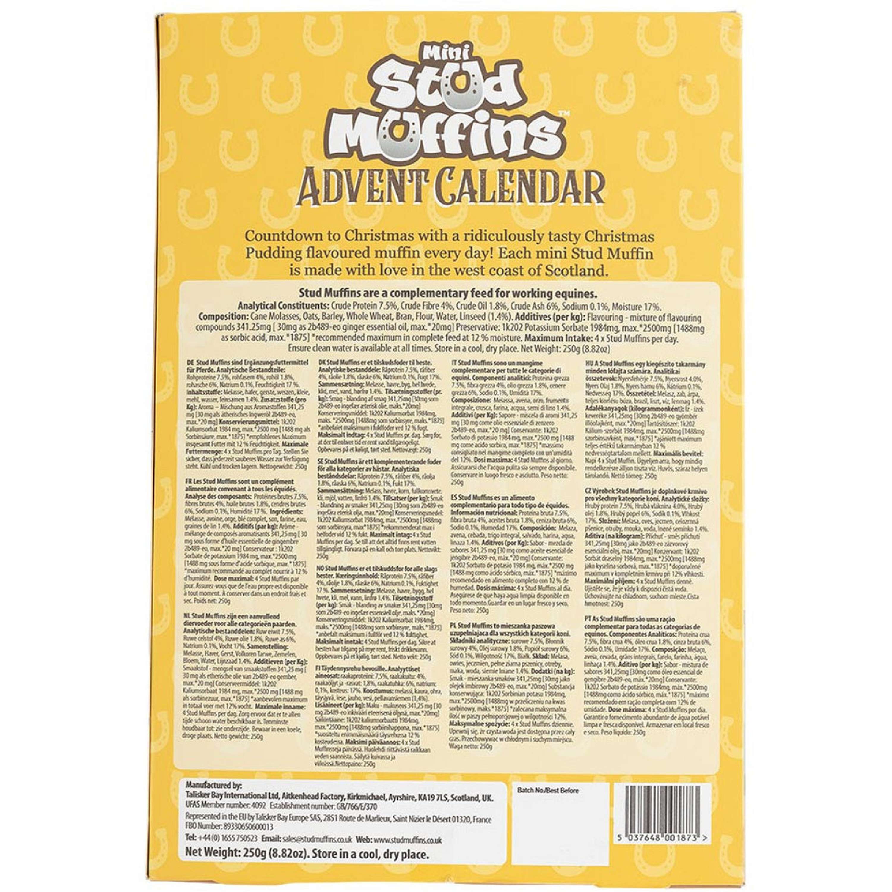 Stud Muffins Advent calendar Horse Treats