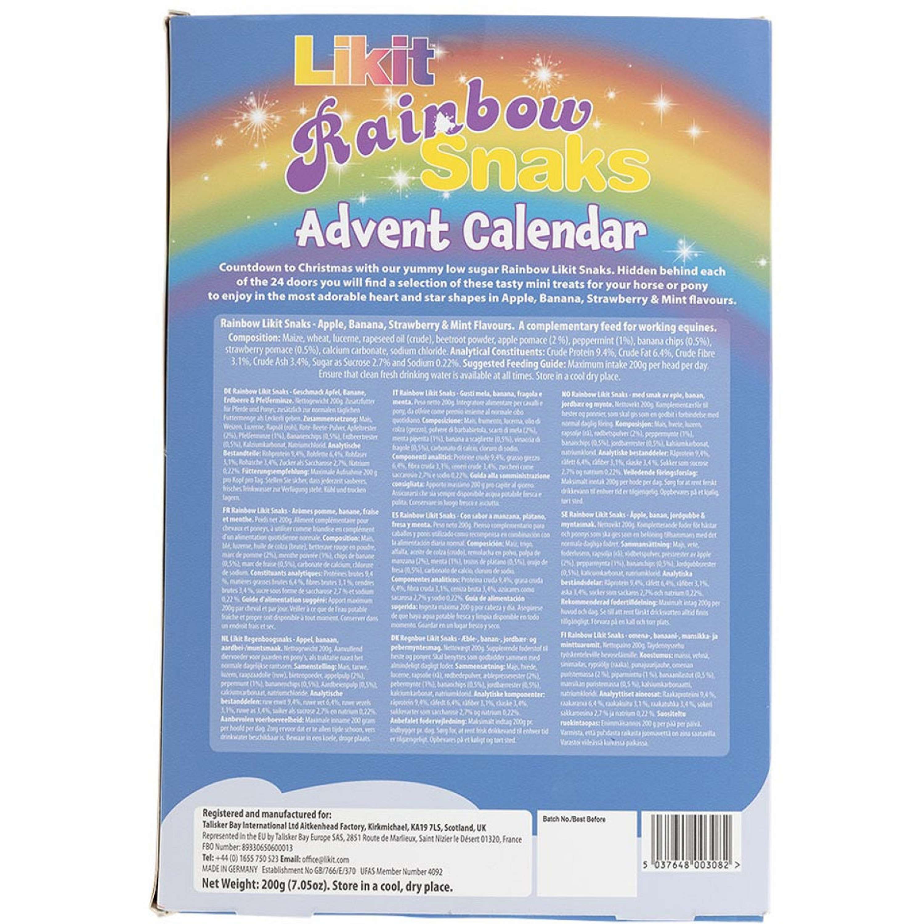 Likit Advent calendar Rainbow Christmas