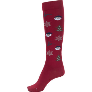 Cavallo Socks CavalSanta Dark red