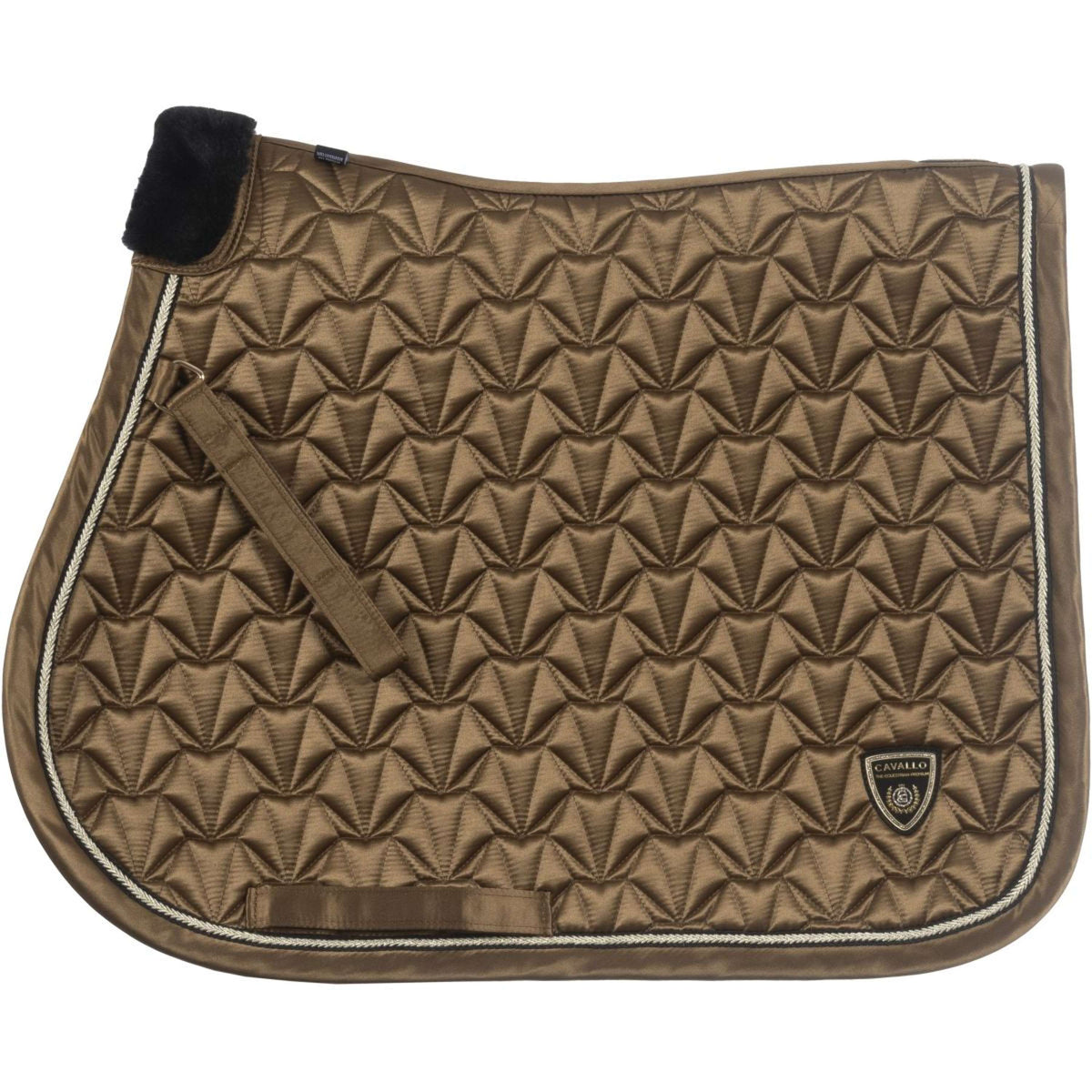 Cavallo Premium Capsule Saddlepad CavalLyana General Purpose Dark Caramel