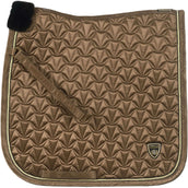 Cavallo Premium Capsule Saddlepad CavalLyana Dressage Dark Caramel