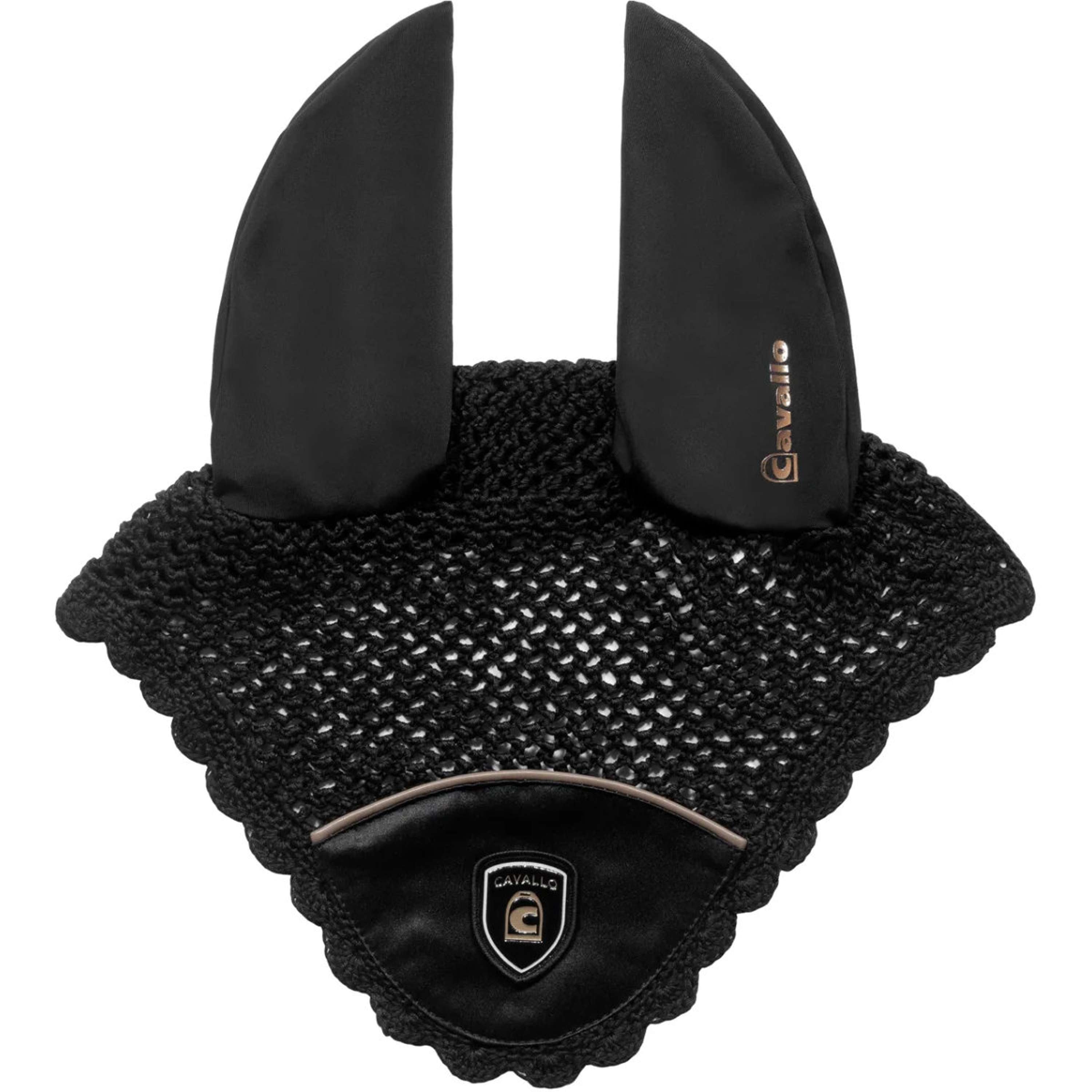 Cavallo Ear Bonnet Cavalliza Black