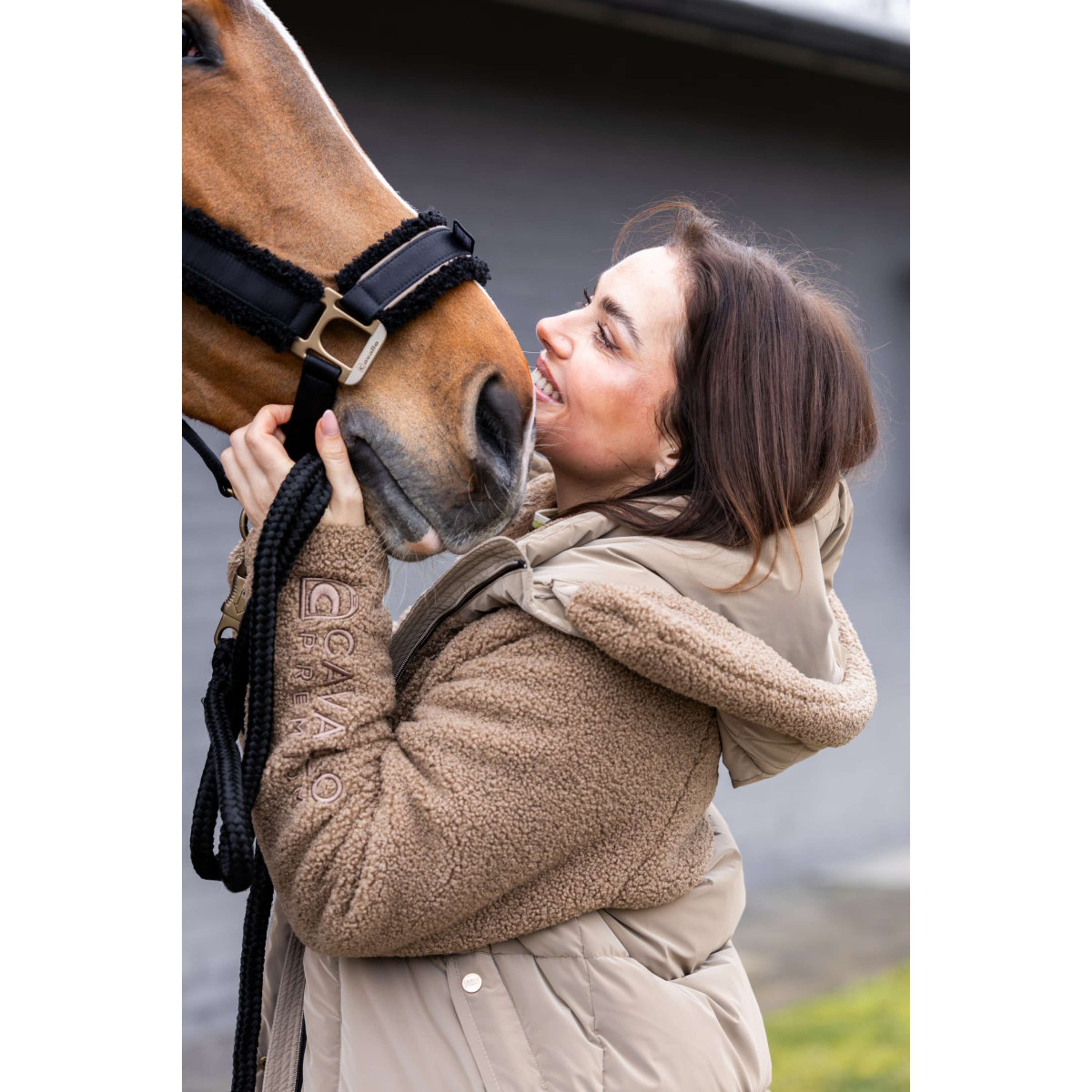 Cavallo Long Coat Cavallika Peanut