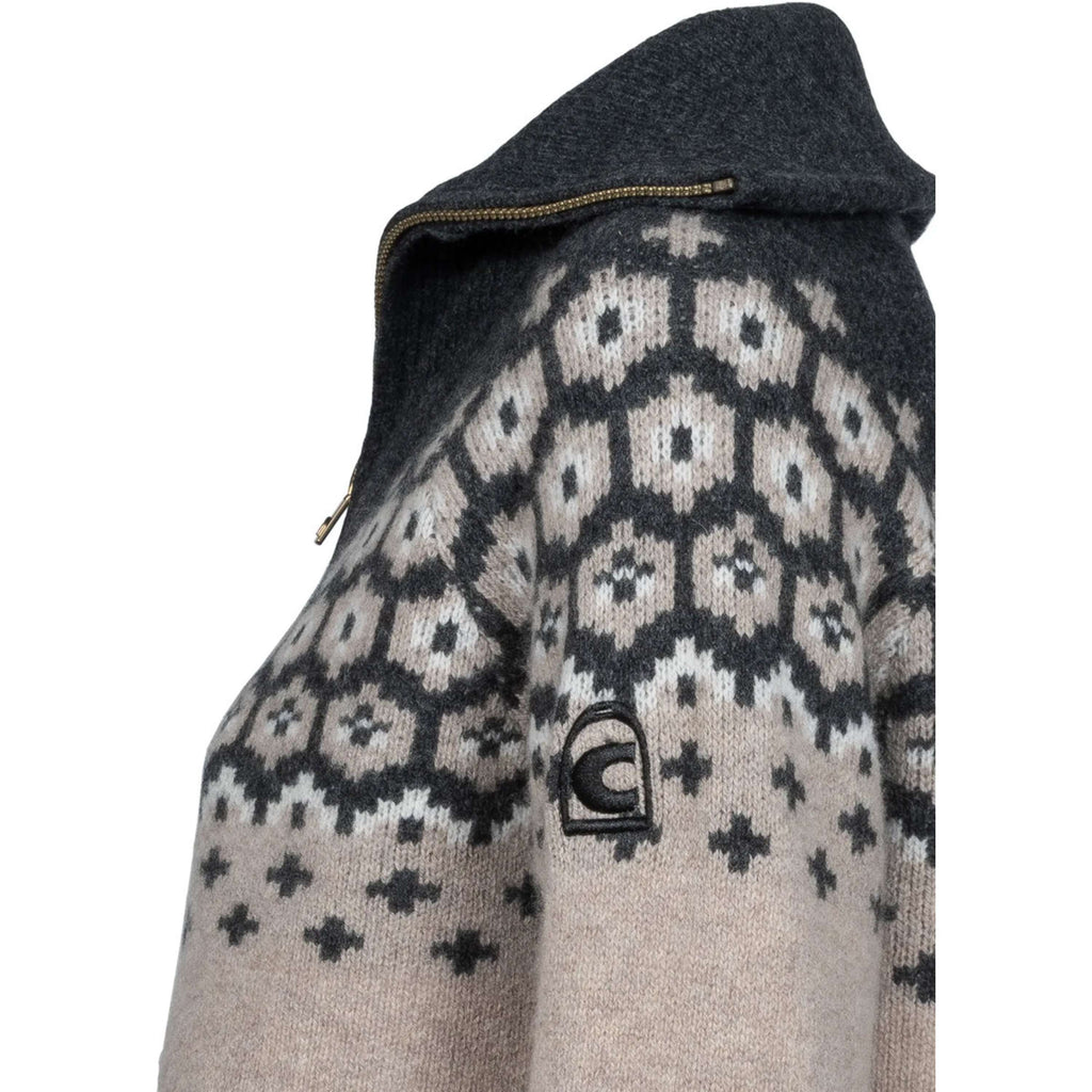 Cavallo Pullover Cavalleara with Zipper Peanut