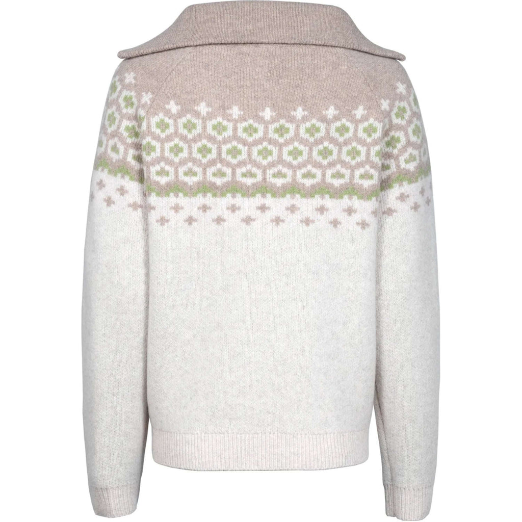 Cavallo Pullover Cavalleara with Zipper Vanilla