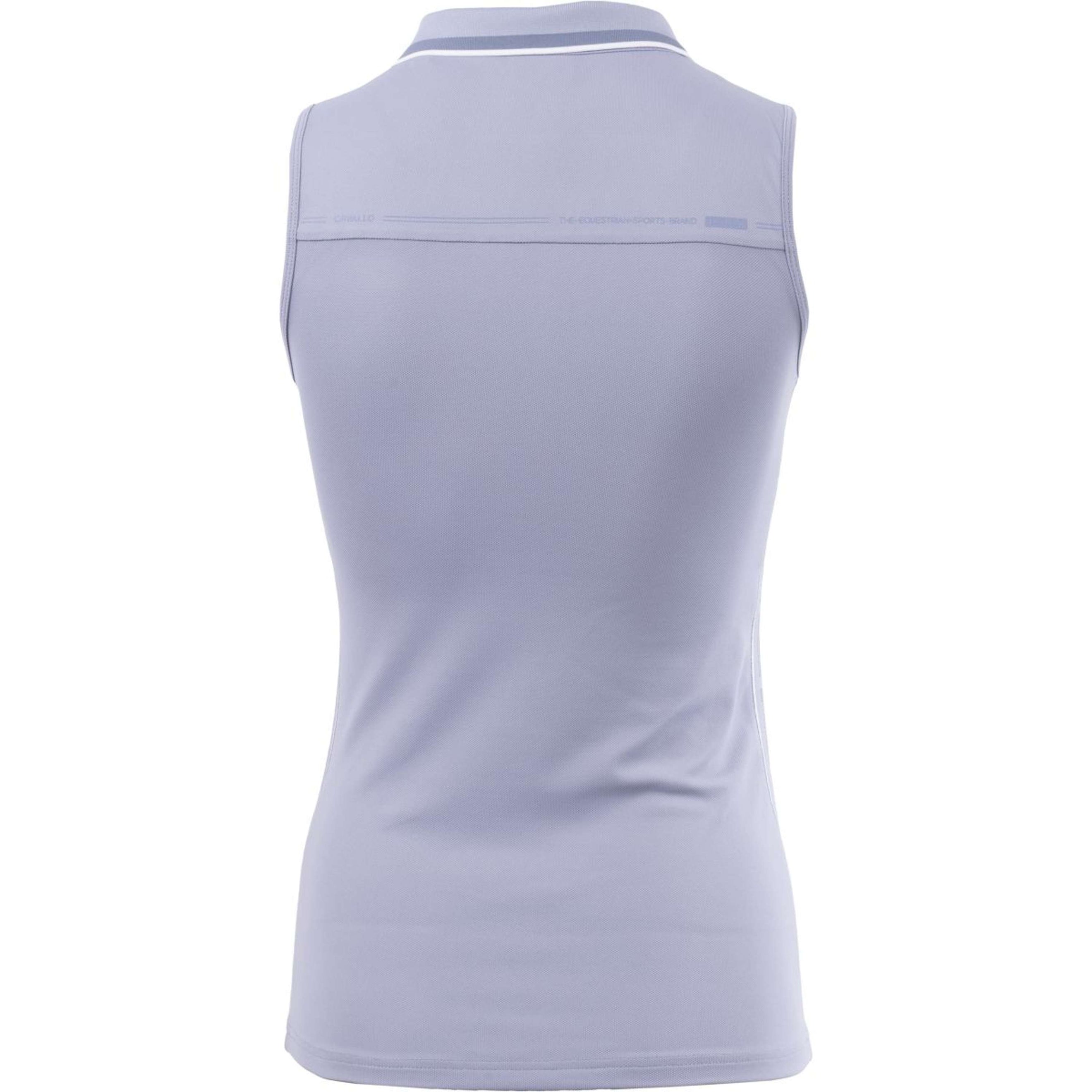 Cavallo Shirt Fleur Sporty Polo Top Women Blue Violet