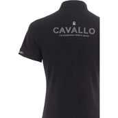 Cavallo Poloshirt Caval Cotton Black