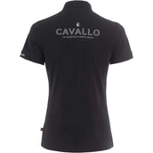 Cavallo Poloshirt Caval Cotton Black