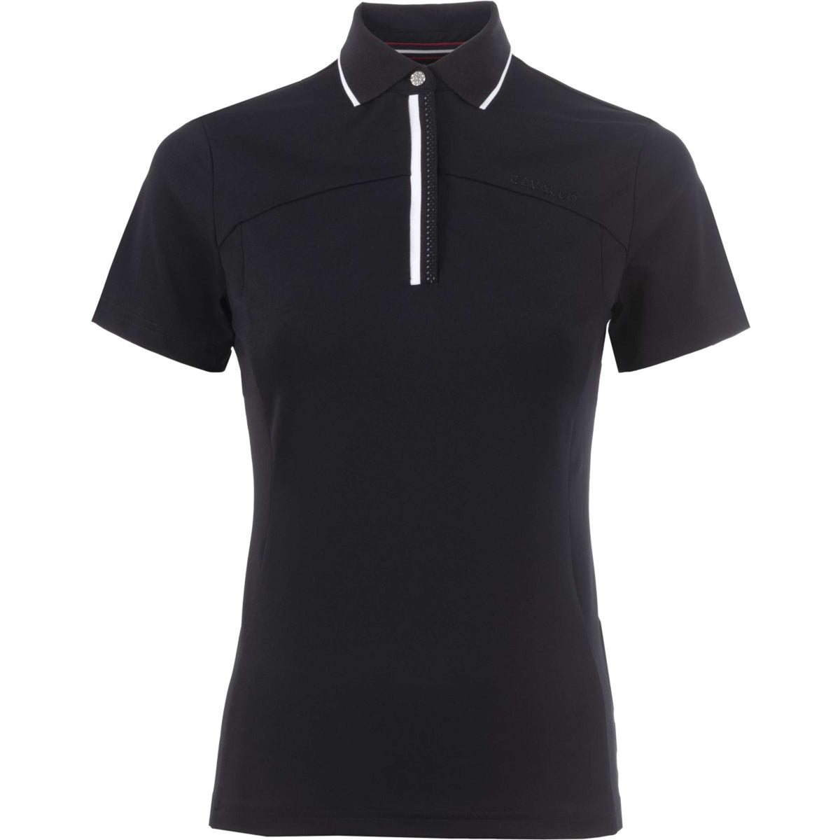 Cavallo Poloshirt Caval Pique Black