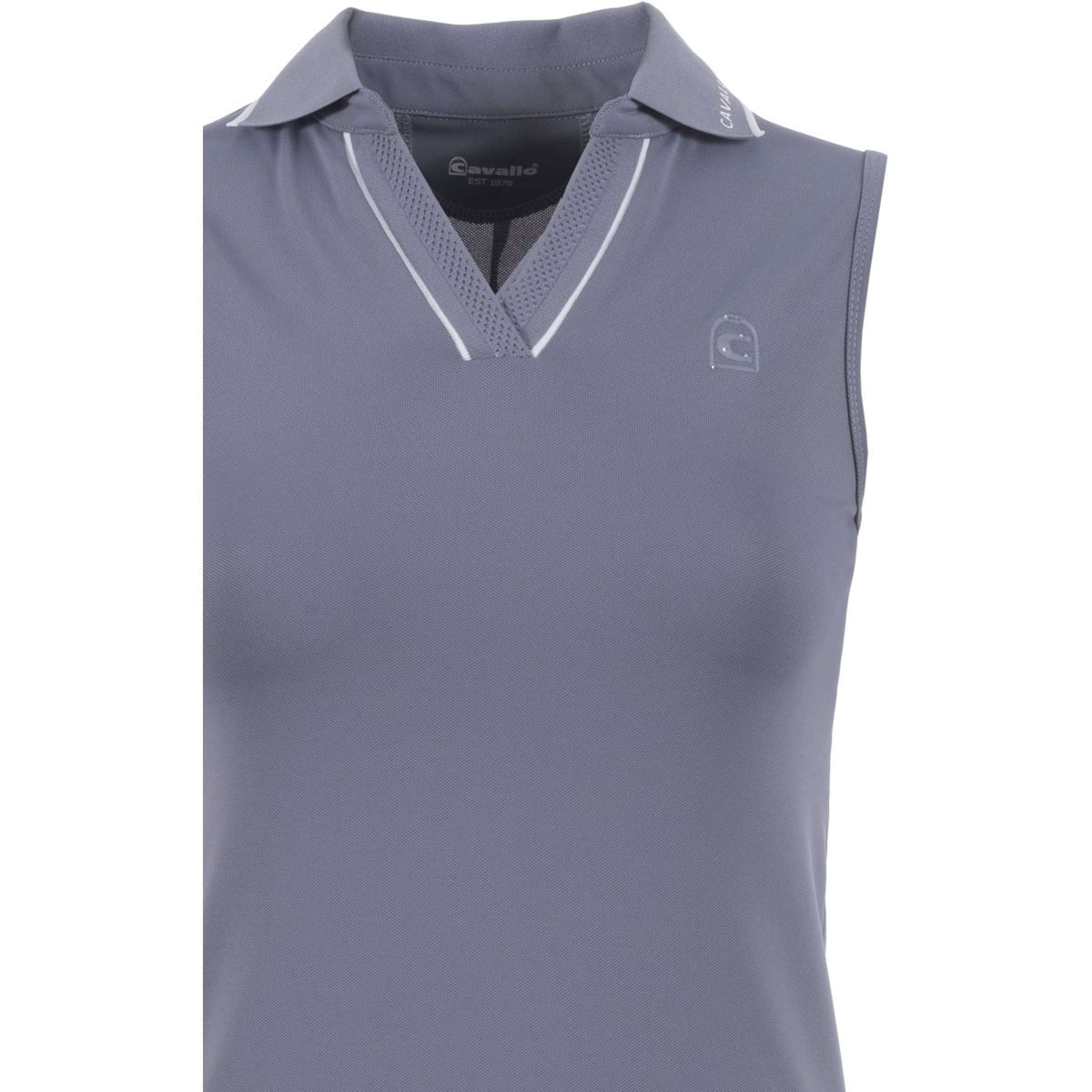 Cavallo Poloshirt Caval Sleeveless Blue Shadow