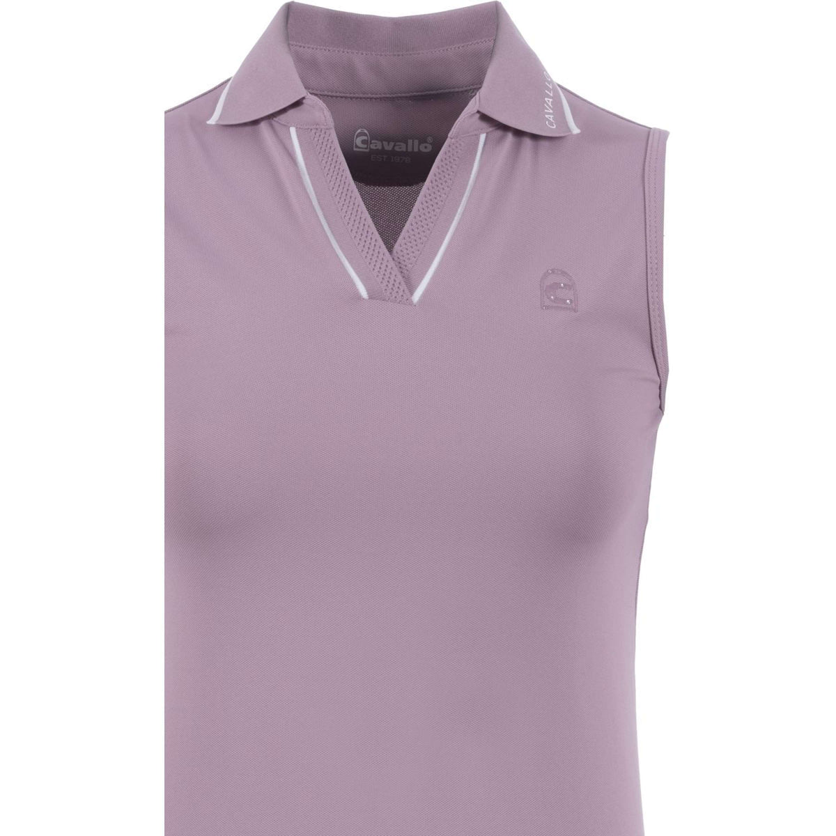 Cavallo Poloshirt Caval Sleeveless Dusty Rose