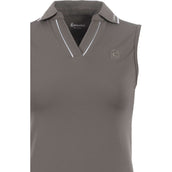 Cavallo Poloshirt Caval Sleeveless Sepia Olive