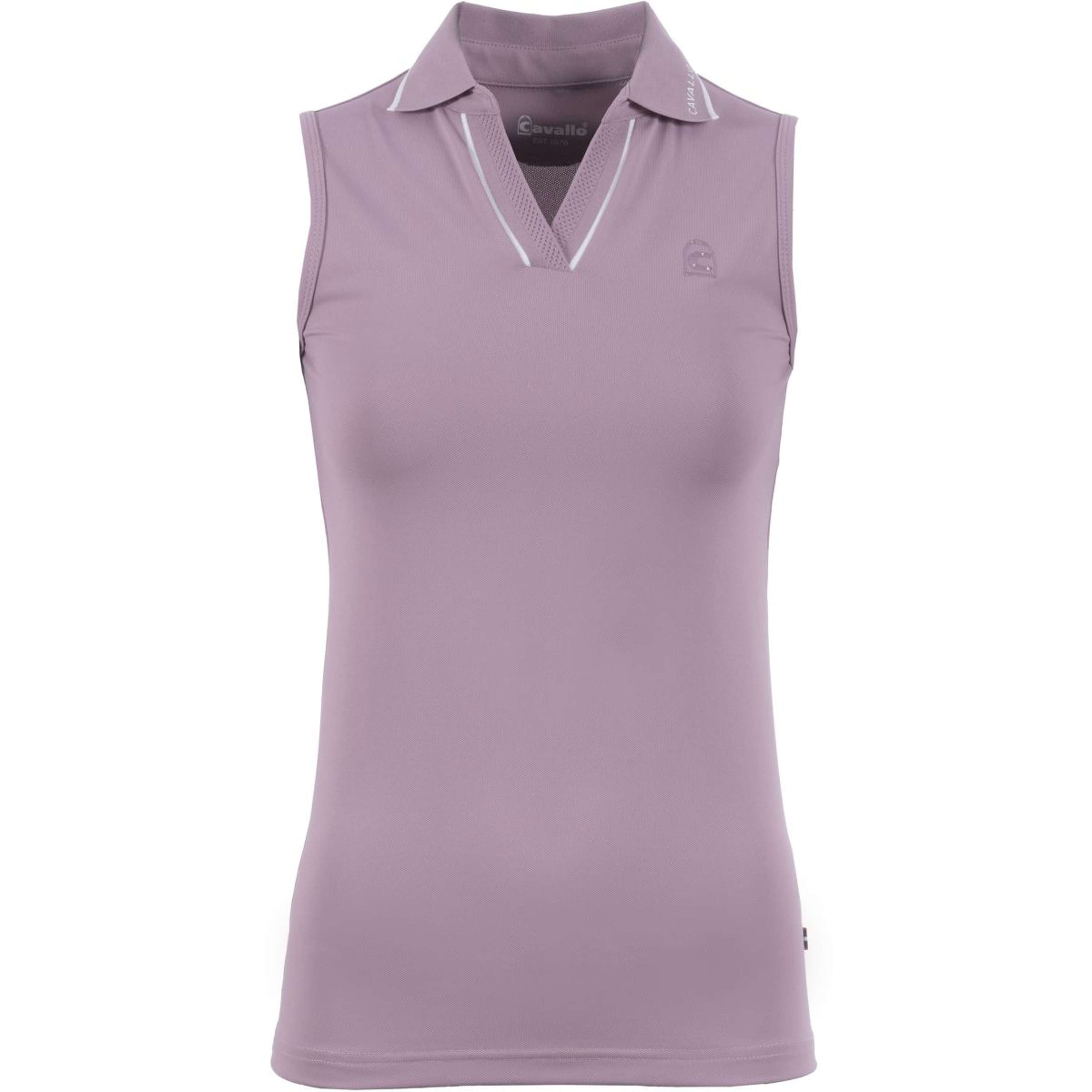 Cavallo Poloshirt Caval Sleeveless Dusty Rose