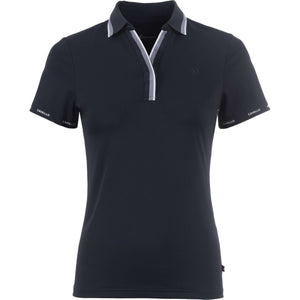 Cavallo Poloshirt Caval Pique V-Neck Darkblue