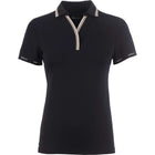 Cavallo Poloshirt CavalPique V-Neck Black