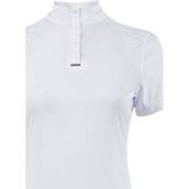 Cavallo Competition Shirt Caval Halfzip White