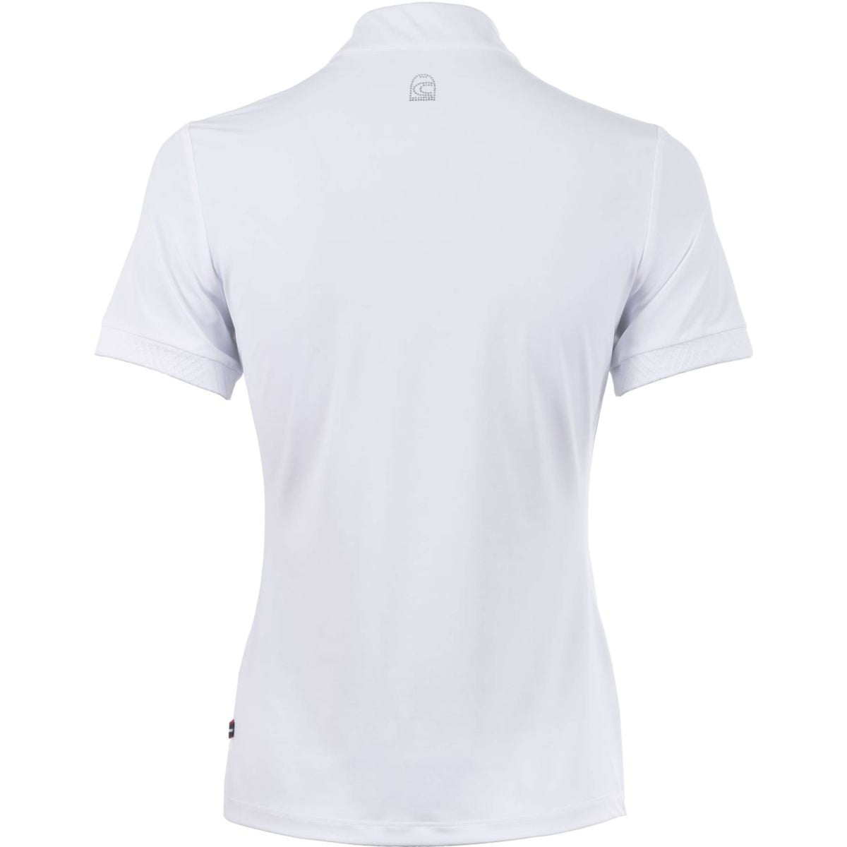 Cavallo Competition Shirt Caval Halfzip White