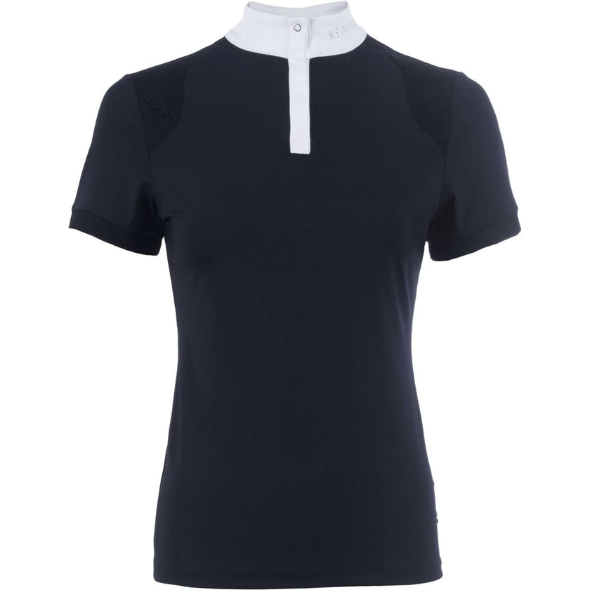 Cavallo Competition Shirt Caval Halfzip Darkblue