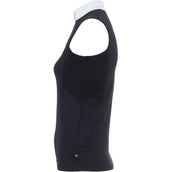 Cavallo Competition Shirt Caval Halfzip Sleeveless Black