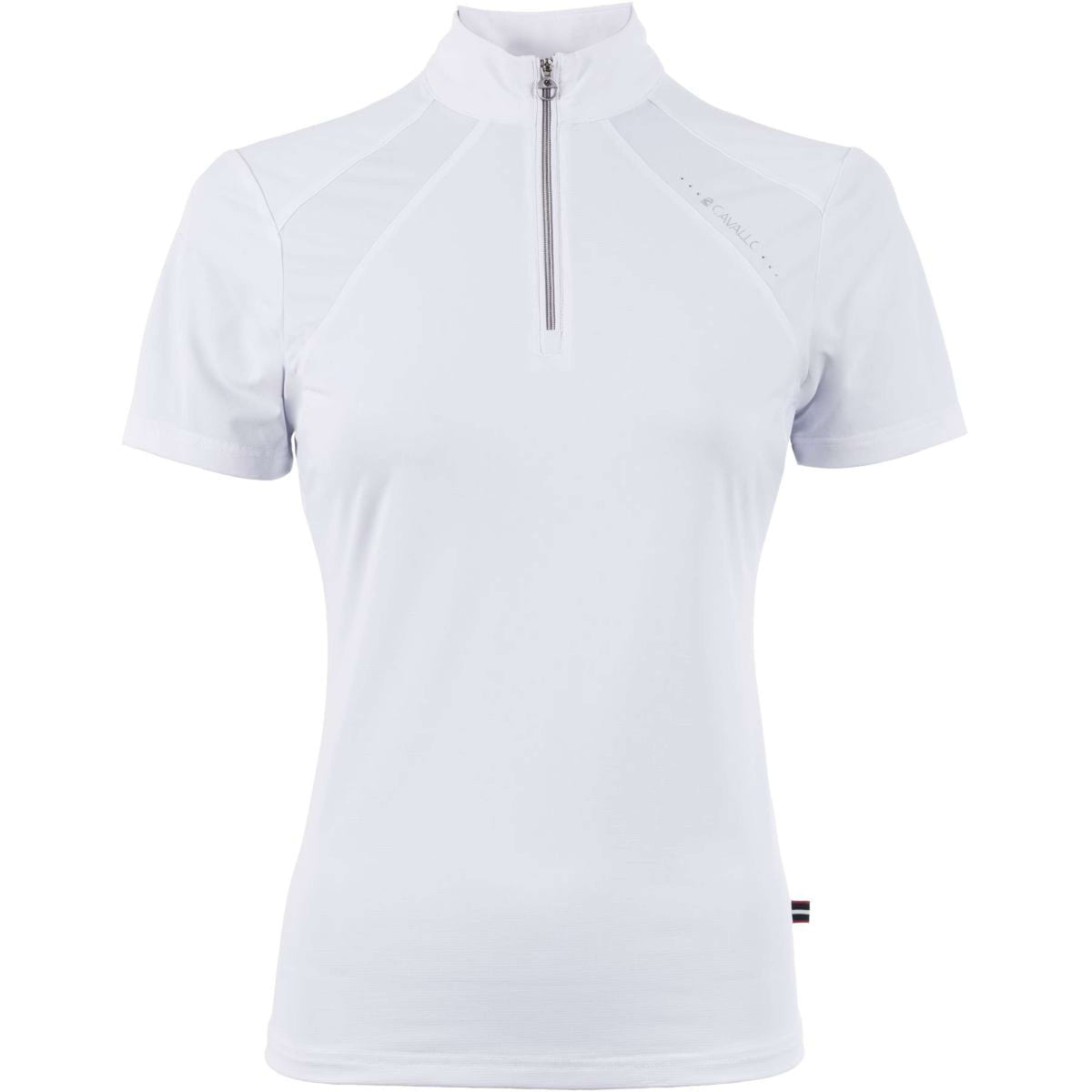 Cavallo Functional Shirt Caval Halfzip White 40 White