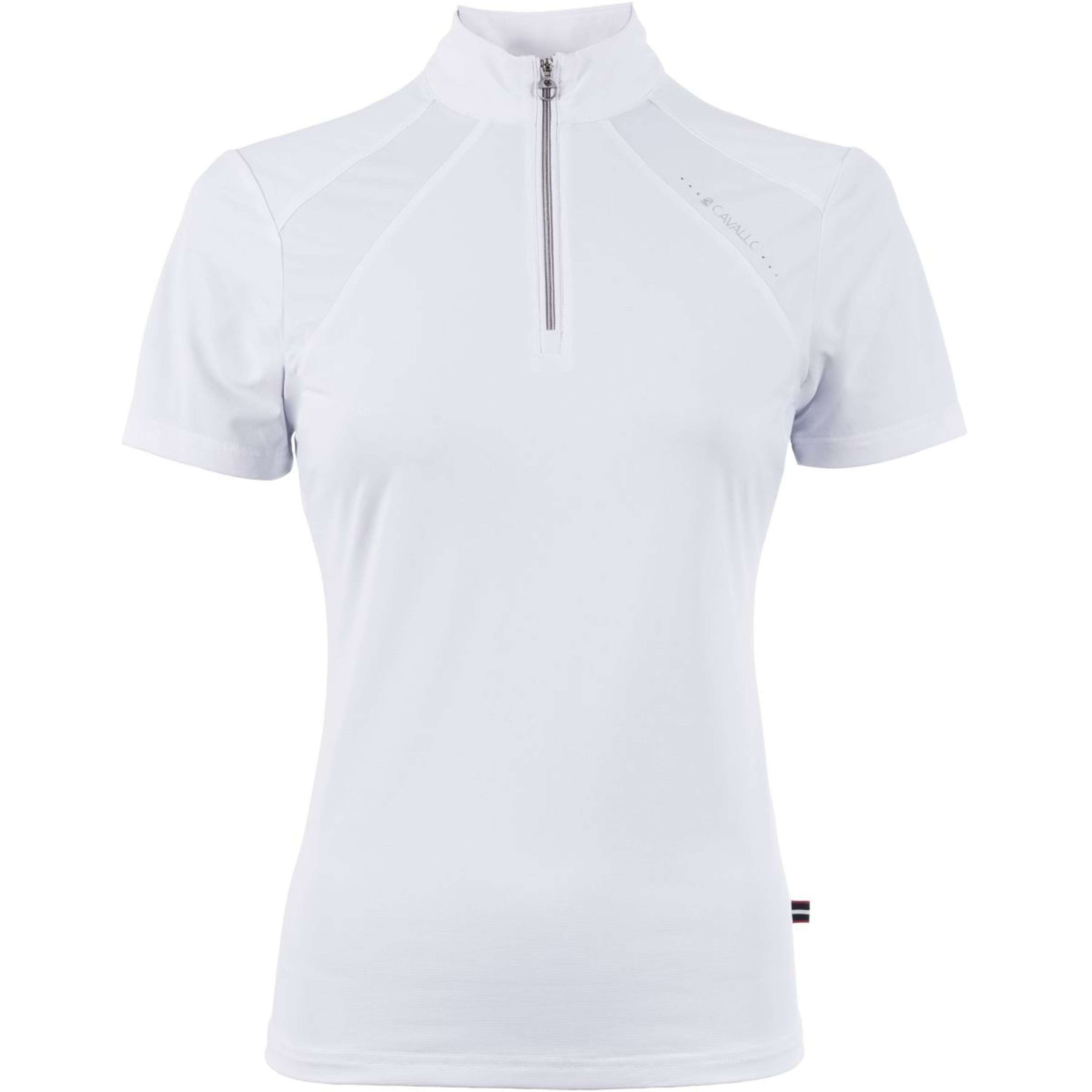 Cavallo Functional Shirt Caval Halfzip White