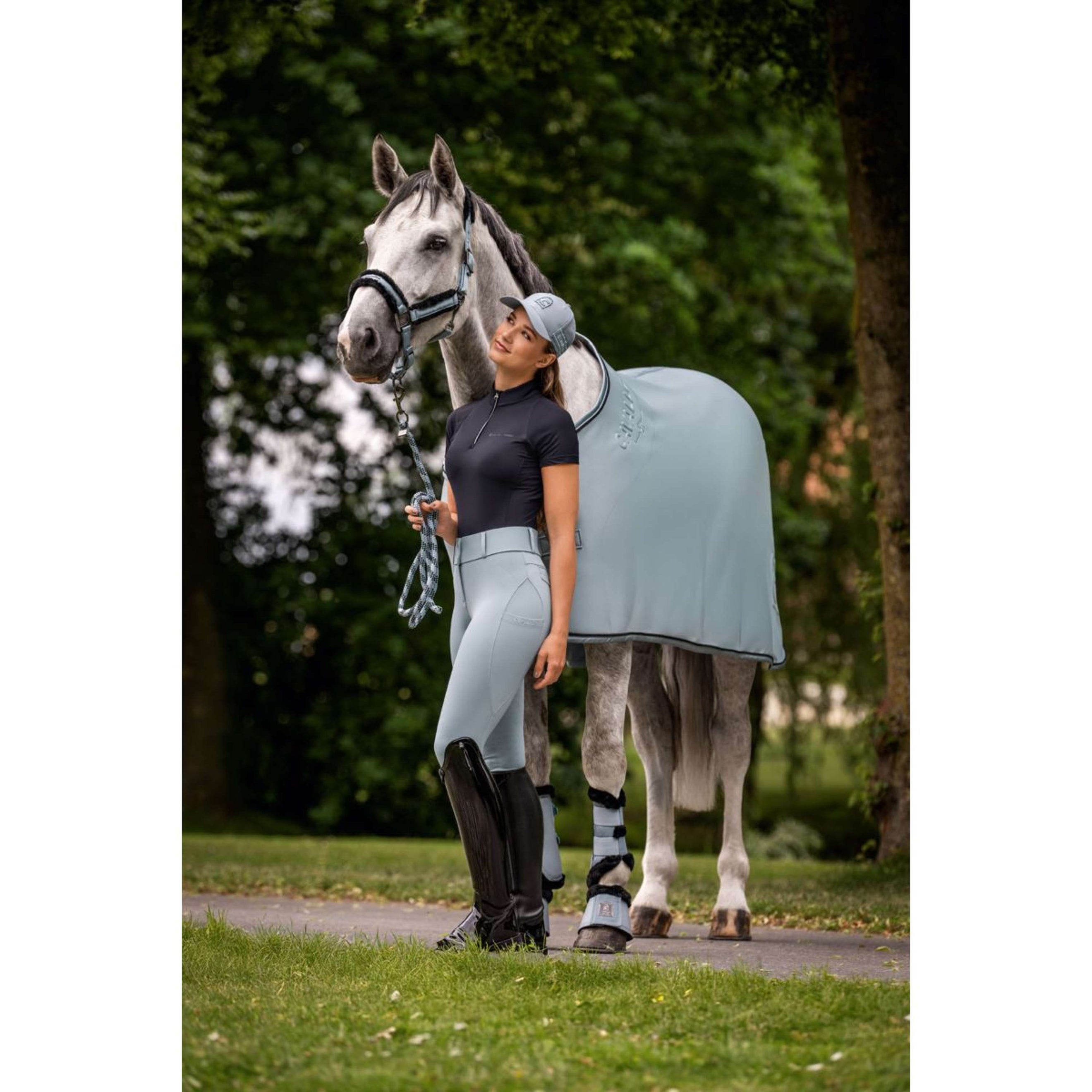 Cavallo Cap CavalCap Soft Aqua Cavallo Cap CavalCap Soft Aqua