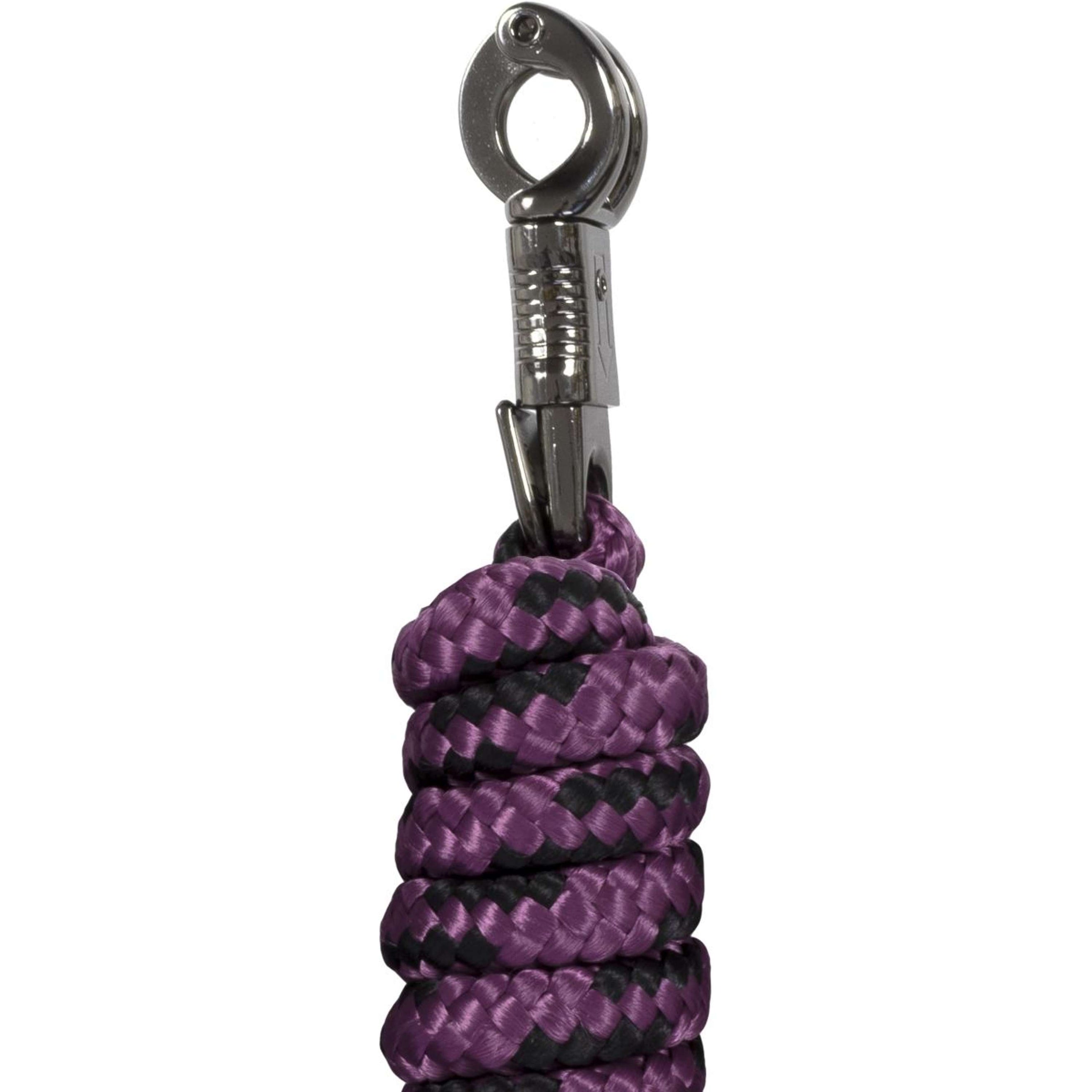 Cavallo Lead Rope CavalJean with a Panic Snap Dusty Violet