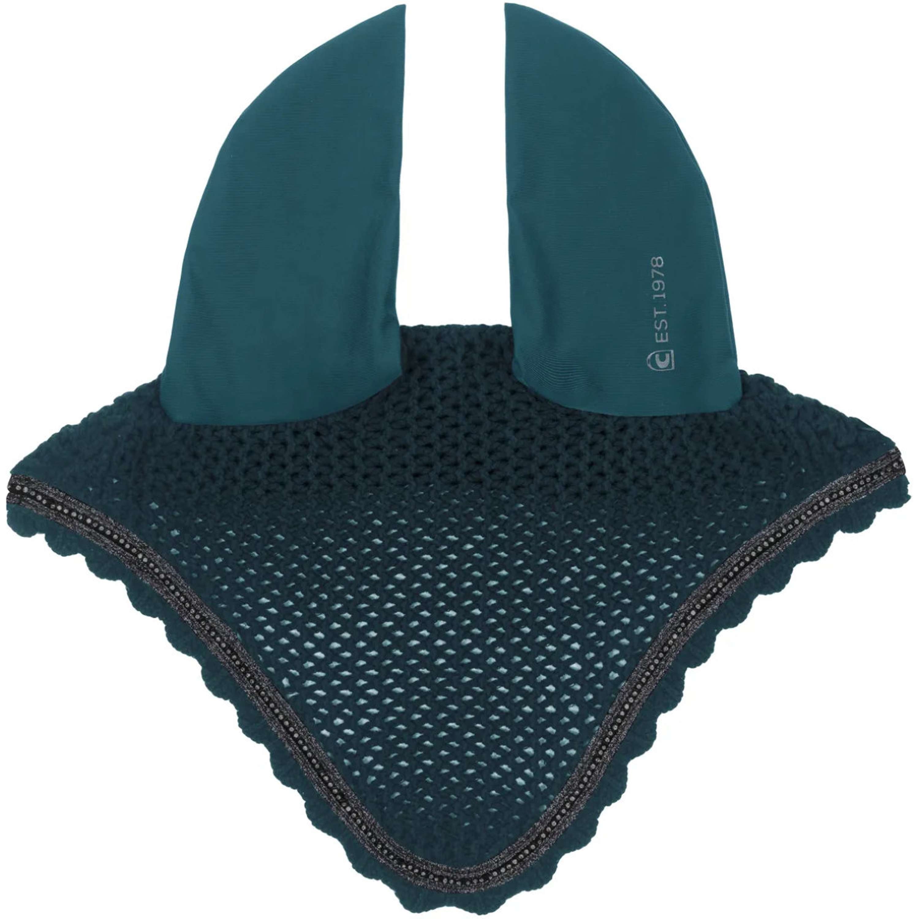 Cavallo Ear Bonnet CavalJetty Dark Peacock