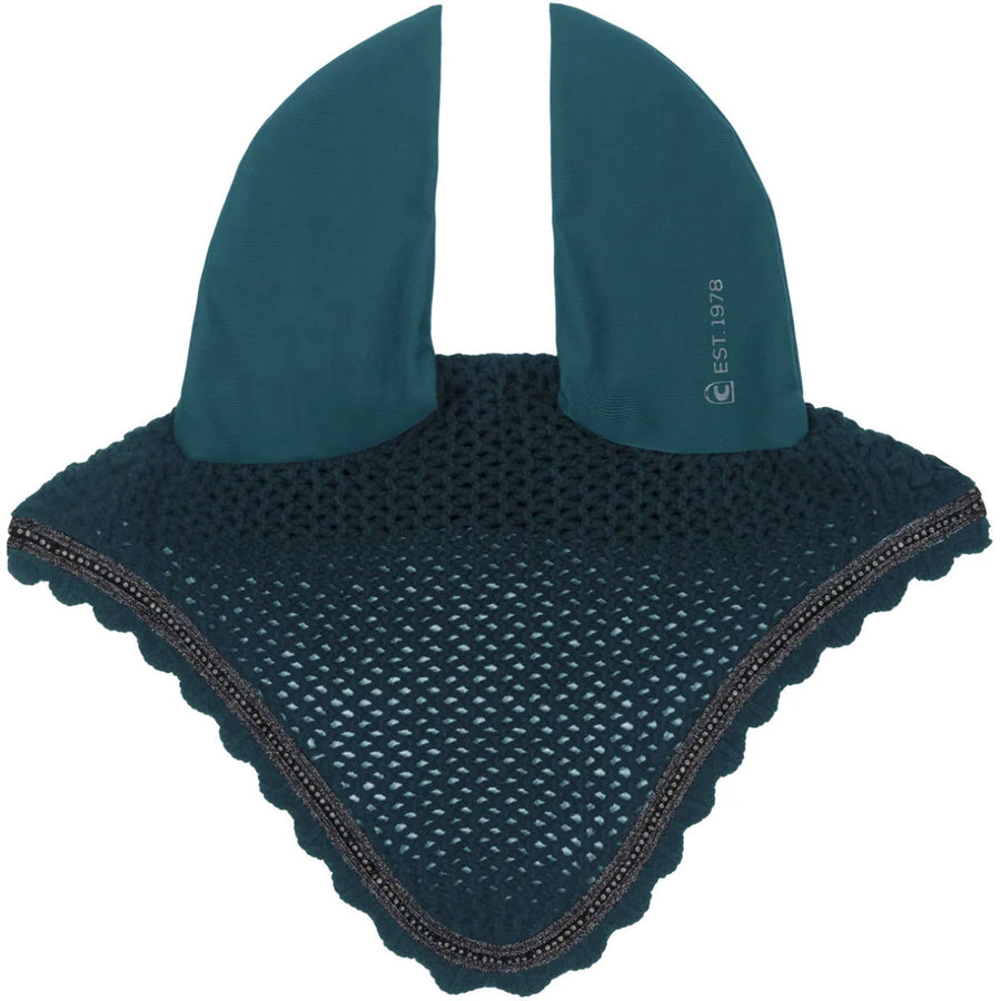 Cavallo Ear Bonnet CavalJetty Dark Peacock
