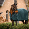 Cavallo Halter CavalJero with Fur Dark Peacock